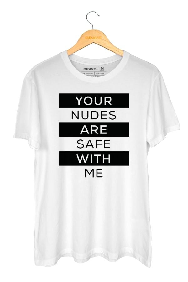 Camiseta Safe With Me - Gola Básica