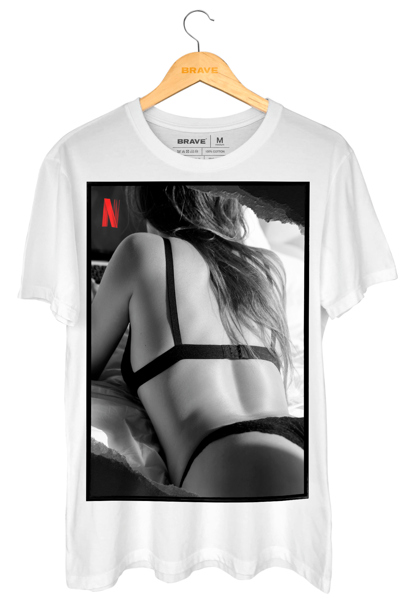 Camiseta Sensual Streaming - Gola Básica