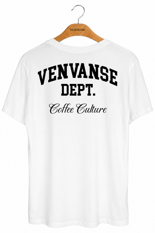 Camiseta Venvanse Coffee Culture - Gola Básica