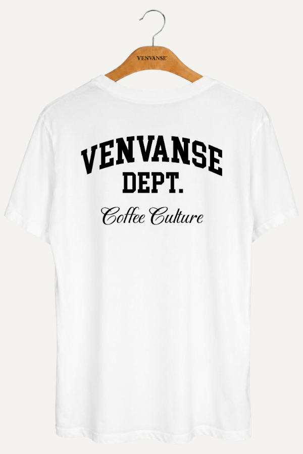 Camiseta Venvanse Coffee Culture - Gola Básica