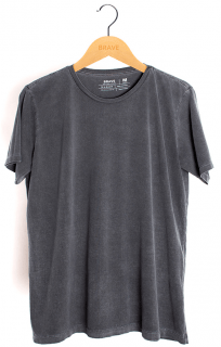 Camiseta Lisa Estonada Brave - Gola Básica Camiseta Lisa Estonada Brave - Gola Básica