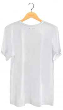 Camiseta Monalisa White - Gola Básica
