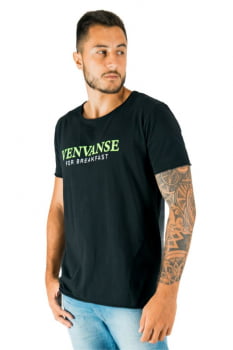 Camiseta Venvanse For Breakfast Black - Relax