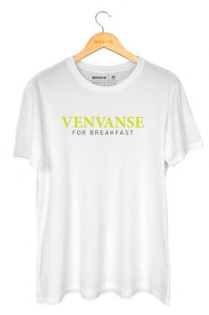 Camiseta Venvanse For Breakfast - Gola Básica