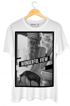 Camiseta Wonderful View - Gola Básica